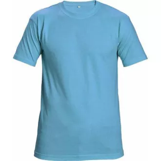 T-shirt TEESTA błękitny XXXL