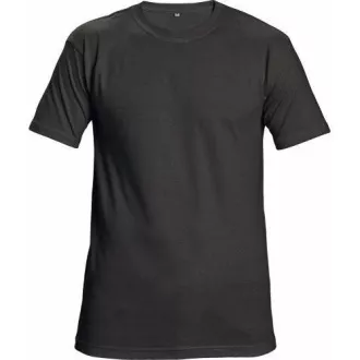 T-shirt TEESTA czarny XXXL