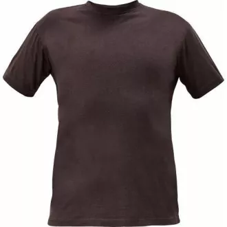 T-shirt TEESTA ciemnobrązowy M