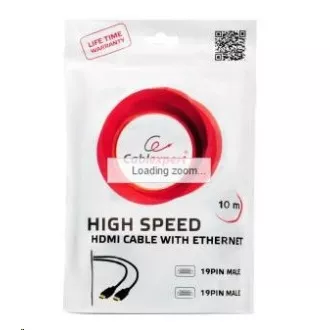 Kabel GEMBIRD HDMI do HDMI 20 m (v1.4, M/M, pozłacane styki, ekranowany, ekran najwyższej jakości)