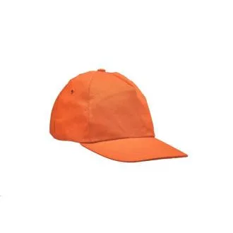 Czapka z daszkiem LEO pomarańczowa