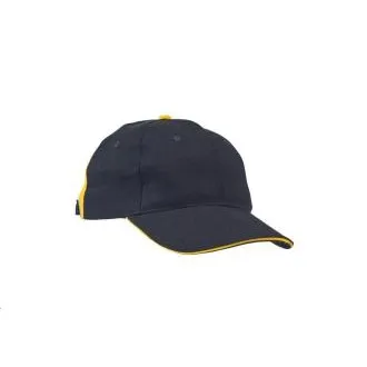 Czapka z daszkiem KNOXFIELD czarno/żółta