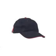 Czapka z daszkiem KNOXFIELD czarno/czerwona