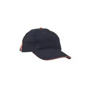 Czapka z daszkiem KNOXFIELD czarno/pomarańczowa