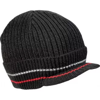 Czapka ZIMOWA KNOXFIELD czarna / pomarańczowa M / L