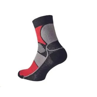Skarpety KNOXFIELD BASIC czarne/czerwone 39/40