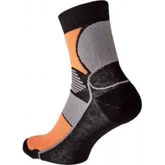 Skarpety KNOXFIELD BASIC czarno/pomarańczowe 45/46