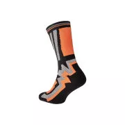 Skarpety KNOXFIELD LONG czarno/pomarańczowe 39/40