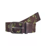 YOWIE LADY pasek brązowy / zielony S / M