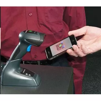 Bezprzewodowy czytnik DataLogic QuickScan I QM2131, czujnik 1D + podstawa, USB KIT