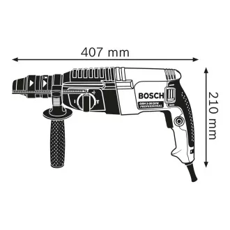 BOSCH GBH 2-26 DFR, młotowiertarka z SDS plus, 800 W, udar 3 J, 4 - 26 mm BOSCH GBH 2-26 DFR, młotowiertarka z SDS plus, 800 W, udar 3 J, 4 - 26 mm