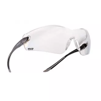Okulary COBRA PC zonik przezroczysty z taśmą / pianką