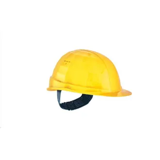 LAS Hełm PE, plastik 6b UNI S 17 żółty