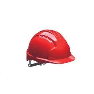 Kask JSP EVO2 niewentylowany czerwony