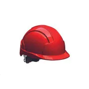 Kask JSP EVO Lite Wr wentylowany czerwony