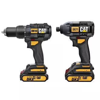 Zestaw Caterpillar Carbonless 2w1, wiertarka udarowa i wkrętarka udarowa, Zestaw Caterpillar Carbonless 2w1, wiertarka udarowa i wkrętarka udarowa,