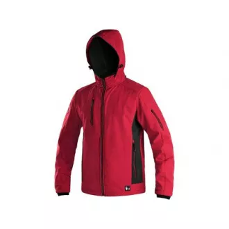 Kurtka CXS DURHAM, męska, czerwono - czarna, rozmiar 2XL