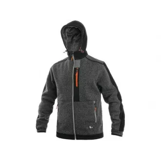Kurtka CXS INDIANAPOLIS, męska, szaro - czarno - pomarańczowa, rozmiar 3XL