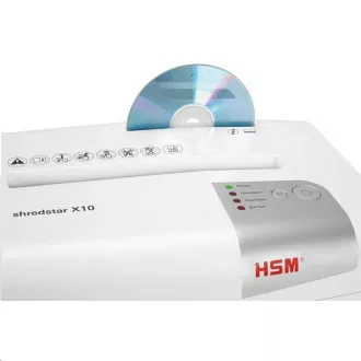 Niszczarka HSM ShredStar X10 White (rozmiar 4, 5x30mm, DIN P-4 (3))