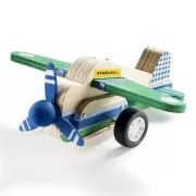 Stanley Jr. JK029-SY Zestaw konstrukcyjny, samolot, drewno