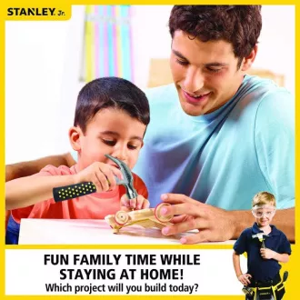 Stanley Jr. OK002-SY Zestaw konstrukcyjny, samochód wyścigowy, drewno
