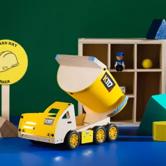 Stanley Jr. OK006-SY Zestaw konstrukcyjny, ciężarówka, drewno