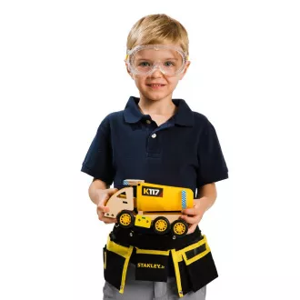 Stanley Jr. OK006-SY Zestaw konstrukcyjny, ciężarówka, drewno