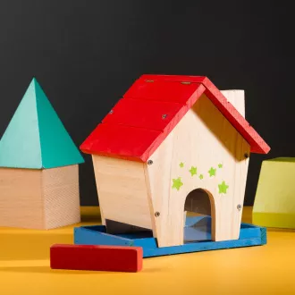 Stanley Jr. K020-SY Zestaw konstrukcyjny, karmnik dla ptaków, drewno Stanley Jr. K020-SY Zestaw konstrukcyjny, karmnik dla ptaków, drewno