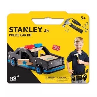 Stanley Jr. OK096-SY Zestaw konstrukcyjny, samochód policyjny, drewno Stanley Jr. OK096-SY Zestaw konstrukcyjny, samochód policyjny, drewno