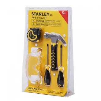 Stanley Jr. ST004-05-SY Narzędzia dla dzieci, 5 szt., żółty i czarny Stanley Jr. ST004-05-SY Narzędzia dla dzieci, 5 szt., żółty i czarny