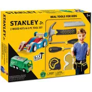 Stanley Jr. U003-K02-T06-SY Zestaw 2 samochodów i 5 narzędzi