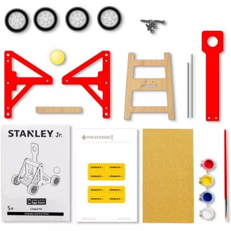 Stanley Jr. OK034-SY Zestaw konstrukcyjny, katapulta, drewno