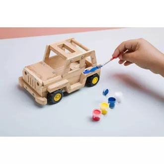 Stanley Jr. K088BUD-SY Zestaw konstrukcyjny, samochód terenowy, drewno