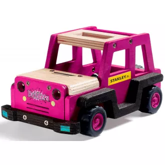 Stanley Jr. K088BUD-SY Zestaw konstrukcyjny, samochód terenowy, drewno
