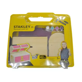 Stanley Jr. OK010BUD-SY Zestaw konstrukcyjny, skrzynia, drewno