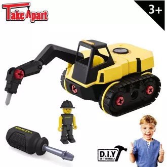 Stanley Jr. TT010-SY Zestaw budowlany, koparka do wyburzeń