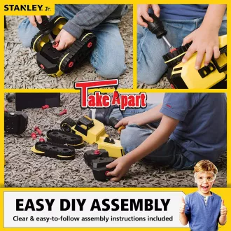 Stanley Jr. TT010-SY Zestaw budowlany, koparka do wyburzeń
