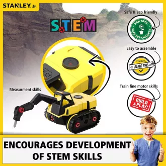Stanley Jr. TT010-SY Zestaw budowlany, koparka do wyburzeń
