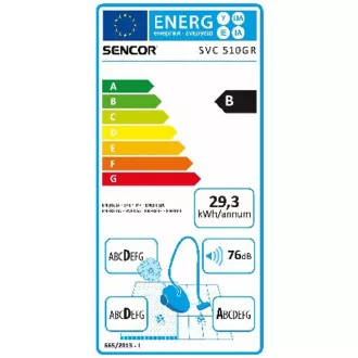 Odkurzacz bezworkowy SVC 510GR-EUE2 SENCOR Odkurzacz bezworkowy SVC 510GR-EUE2 SENCOR