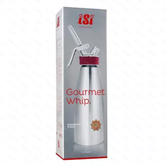 GOURMET WHIP PLUS Z BUTELKĄ NA BITĄ ŚMIETANĘ 1,0L ISI GOURMET WHIP PLUS Z BUTELKĄ NA BITĄ ŚMIETANĘ 1,0L ISI