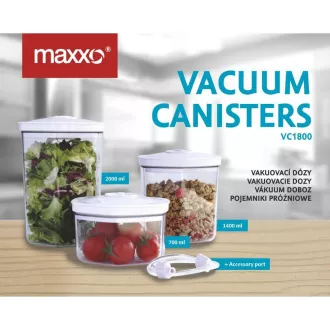 VC 1800 POJEMNIKI PRÓŻNIOWE MAXXO