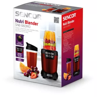 SNB 6601RD nutri blender SENCOR - Używany SNB 6601RD nutri blender SENCOR - Używany