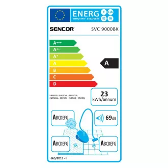 Odkurzacz SVC 9000BK 4AAA EcoPower SENCOR Odkurzacz SVC 9000BK 4AAA EcoPower SENCOR
