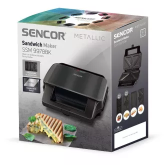 SSM 9978BK Opiekacz do kanapek SENCOR