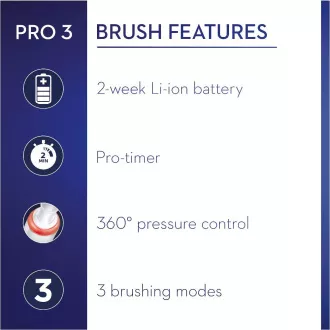 PRO 3 3000 PĘDZEL KRZYŻOWY ORAL-B