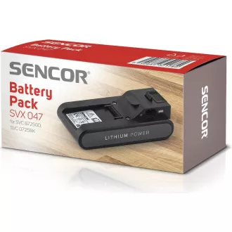 SVX 047 Akumulator zastępczy. SVC 0725/87xx SENCOR SVX 047 Akumulator zastępczy. SVC 0725/87xx SENCOR
