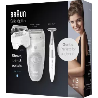 SILK-ÉPIL 5-805 SILVER DEPILATOR BRAUN