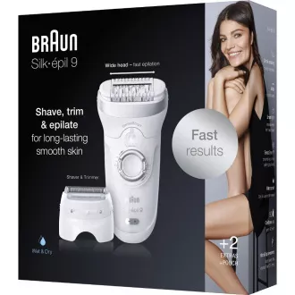 SILK-ÉPIL 9-705 SILVER DEPILATOR BRAUN SILK-ÉPIL 9-705 SILVER DEPILATOR BRAUN