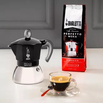 INDUKCJA CZARNA 2P. CZAJNICZEK MOKA BIALETTI