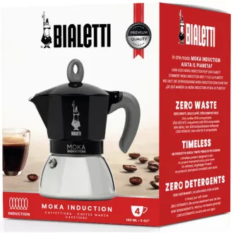 INDUKCJA CZARNA 2P. CZAJNICZEK MOKA BIALETTI